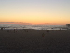 Picture of sunset at a beach