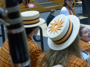 Sun on top of hat